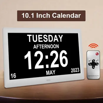 10,1 дюймовый умный календарь Цифровой Календарь Будильник Дневные часы Demantia Clock USB SD Видеокадр Для пожилых людей