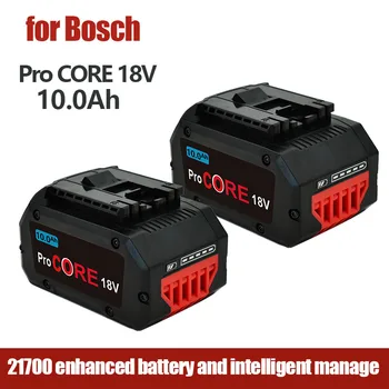 100% высококачественная литий-ионная аккумуляторная батарея 18V 10.0Ah GBA18V80 для аккумуляторных дрелей Bosch 18 Вольт MAX