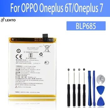 100% Оригинальный аккумулятор BLP685 для oppo 1 + 6T/1 + 7 телефонных батареек
