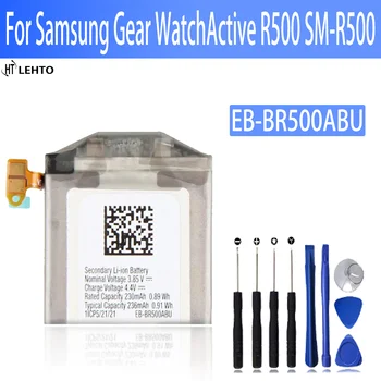 100% Оригинальный аккумулятор EB-BR500ABU для Samsung Gear Watch Active SM-R500 Батареи