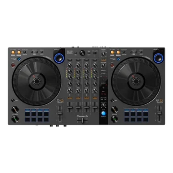 1000%%%% 4-дековый рекордбокс Pioneer DJ DDJ-FLX6-GT и DJ-контроллер Serato - графитовый