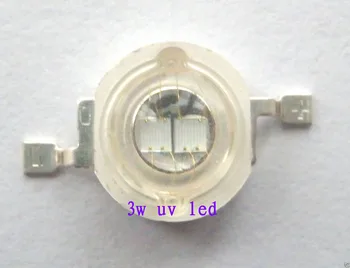 100x3 Вт УФ-ультрафиолетовый высокой мощности 3 Вт 2-чиповые светодиодные лампы с подсветкой 395-405нм