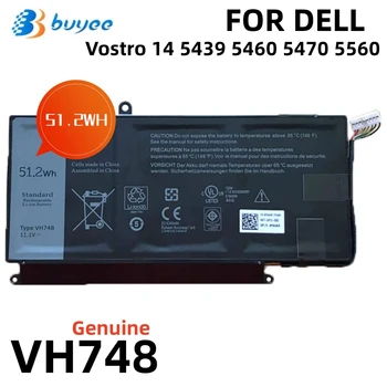 11,1 V 51.2Wh 4240mah VH748 Новый Оригинальный Аккумулятор Для Ноутбука Dell Vostro 14 V5560 V5460 V5460D V5470 V5480 Серии Notebook 6PHG8
