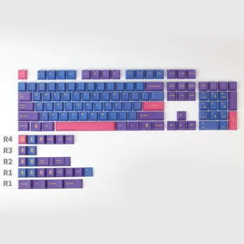 128 Клавиш/набор GMK Iris Keycaps Колпачки для ключей Сублимации красителя PBT Колпачки Для ключей С Вишневым профилем Keycap С 1.75 u 2u Shift 1.5U Ctrl Alt