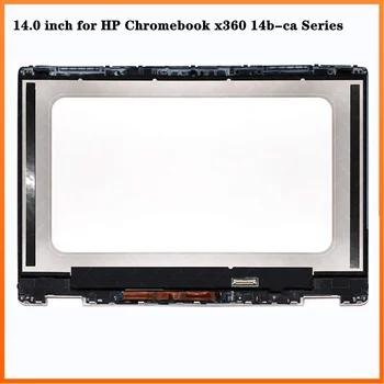 14 дюймов для HP Chromebook x360 14b-ca Series14b-ca0013dx ЖК-дисплей с разрешением FHD, сенсорный экран, дигитайзер в сборе 1920x1080