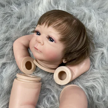 19-дюймовый набор кукол-реборнов Felicia с укорененными волосами и тканевым телом в разобранном виде, игрушки для кукол 