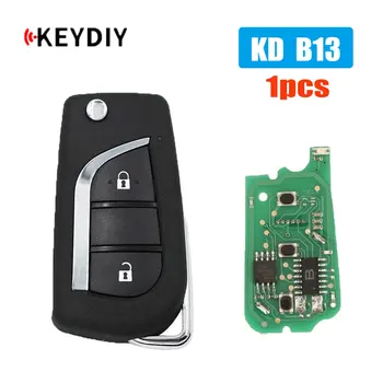 1шт KEYDIY KD B13 Автомобильный Дистанционный ключ 2/3 Кнопки Автомобильный Ключ для Toyota Style KD900 Серии B KD-X2/KD-MAX/KD МИНИ Пульт Дистанционного Управления