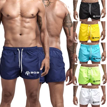 2021 Мужские Модные Летние быстросохнущие шорты, Мужские купальники, Шорты для плавания, Пляжная одежда, Спортивные размеры S-3XL