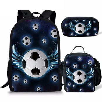 2021 Новый Мужской рюкзак с футбольным рисунком для мальчиков, Ортопедический рюкзак для учащихся начальных классов, Детская сумка для книг Mochila Escolar