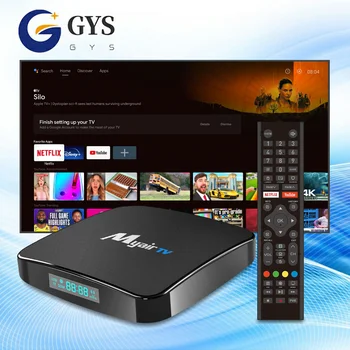 2023 GYS W2 Smart TV Box Android 10 Amlogic S905W2 с поддержкой 2 ГБ 16 ГБ H.265 AV1 Двойной Wifi HDR 10 + Медиаплеер телеприставка