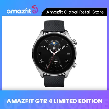 2023 Новые смарт-часы Amazfit GTR 4 ограниченной серии 150 + Спортивных режимов, Двухдиапазонный GPS Alexa, Встроенные звонки по Bluetooth, Умные Часы