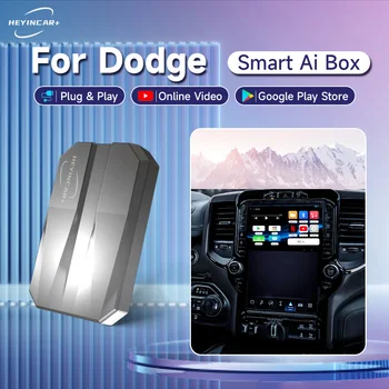 2023 Новый HEYINCAR Smart AI Box Android Auto Беспроводной CarPlay Для Dodge Ram 1500 2500 Зарядное Устройство Hornet Durango Netflix YouTube Tv