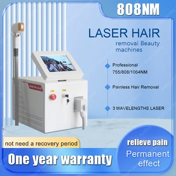 2023 Профессиональная машина для удаления волос с лазерным диодом 808 нм, 2000 Вт, лазерный эпилятор наивысшей мощности 755 808 1064 нм, 2023 для женщин