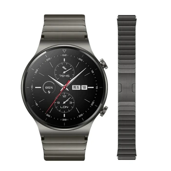 22 мм Металлический ремешок Для Huawei Watch 3/GT2 Pro Samsung Galaxy Watch 3/Gear S3 Браслет Из нержавеющей Стали Для Amazfit GTR/Stratos band