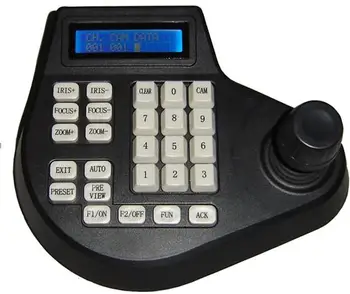 3-Осевой 3D Размерный Джойстик CCTV Keyboard Controllers для PTZ Скоростной Купольной камеры С Поддержкой AHD \ CVI \ TVI/CVBS