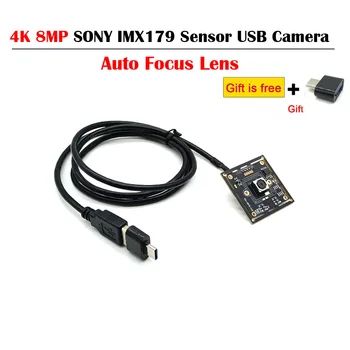 3264X2448 SONY IMX179 Сенсор 4K 8MP USB Модуль камеры UVC OTG Плата Без USB-накопителя с автоматической фокусировкой Объектива Для ПК/Видеоконференции