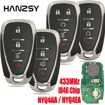 4/5 кнопок HYQ4AA/HYQ4EA ID46 Дистанционный ключ Для Chevrolet Cruze Camaro Malibu Sonic Equinox Spark Volt Blazer Traverse 315/433 МГц