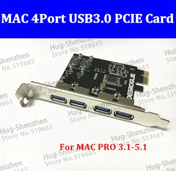 4 Порта USB3.0 6G PCI Express Карта контроллера PCI-e к USB 3,0 конвертер адаптер Плата адаптера для Mac Pro