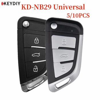 5-10 шт. KEYDIY Оригинальный KD900/KD-X2 программатор ключей NB29 Металлическая кнопка Универсальный многофункциональный KD MINI/KD-MAX дистанционный ключ от автомобиля