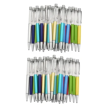 54 УПАКОВКИ разноцветных пустых ручек с плавающей трубкой, шариковых ручек 