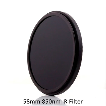 58 мм IR85 850nm Инфракрасный ИК-фильтр оптического класса для объектива камеры