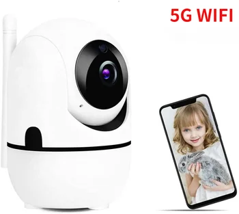 5G WIFI 1620P Беспроводная IP-камера Wifi 360 CCTV Камера Мини-Камера Видеонаблюдения Для Домашних Животных С WiFi Радионяней 1080P Умный Дом