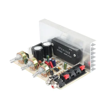 AM0408 Универсальная 2,0-канальная цифровая плата стереоусилителя аудио мощности DC 12V STK Толстопленочная плата усилителя серии