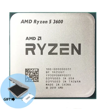 AMD Ryzen 5 3600 R5 3600 3,6 ГГц Шестиядерный двенадцатипоточный процессор 7 НМ 65 Вт L3 = 32 М 100-000000031 Сокет AM4