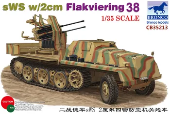 BRONCO CB35213 1/35 German sWS w/2cm Flakviering 38