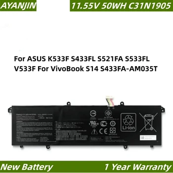 C31N1905 11,55 V 50WH Аккумулятор для ноутбука ASUS K533F S433FL S521FA S533FL V533F Для VivoBook S14 S433FA-AM035T