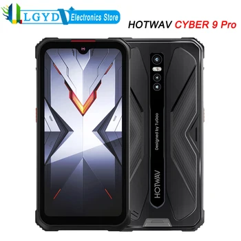 HOTWAV CYBER 9 Pro Прочный телефон Водонепроницаемый 8 ГБ ОЗУ 128 ГБ ПЗУ Android 11 MTK Helio P60 MTK6771 Восьмиядерный до 2,0 ГГц NFC Face ID