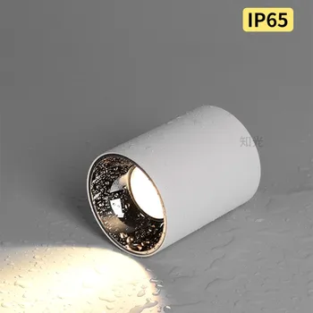IP65 поверхностный водонепроницаемый светильник с высоким дисплеем, пальцевый глубокий антибликовый светильник, противотуманный влагостойкий светильник для ванной комнаты, балкон