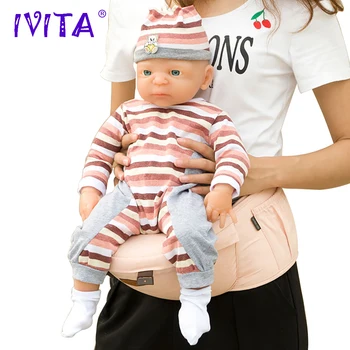 IVITA WG1511 54 см 4,9 кг Высококачественные Силиконовые Куклы-Реборн для Всего Тела, Реалистичные Детские Игрушки для Девочек, Рождественский Подарок для Детей