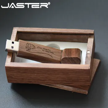 JASTER Деревянный USBфлэш-накопитель флешки из кленового дерева Упаковочная коробка флешка 4 ГБ 8 ГБ 16 ГБ 32 ГБ 64 ГБ 128 ГБ Memory stick Оптом