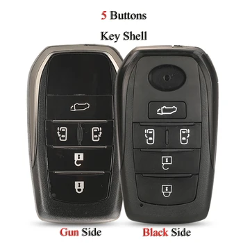 jingyuqin 10 шт./лот Xhorse Remote Smart Car Key Shell Для Toyota Для Lexus 5 кнопок VVDI Ключ Крышка Брелок Чехол Замена