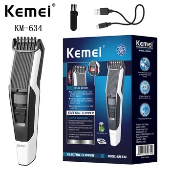 Kemei KM-634 профессиональный USB-триммер для стрижки волос, машинка для стрижки животных, электрическая машинка для стрижки ножницами