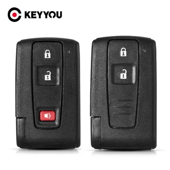 KEYYOU 10x 2/3 кнопки дистанционного управления Smart Car Key Cover для Toyota Prius 2004 - 2009 Corolla Verso Camry С/Без режущего лезвия