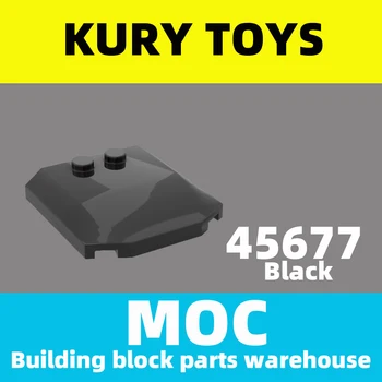 Kury Toys DIY MOC для 45677 100шт Деталей строительного блока для клина 4 x 4 x 2/3 Тройной изогнутый
