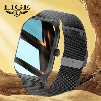 LIGE 2023 Мужские И Женские Смарт-часы с Bluetooth-вызовом, Умные часы, Фитнес-трекер, Спортивные наручные часы с 2,01 