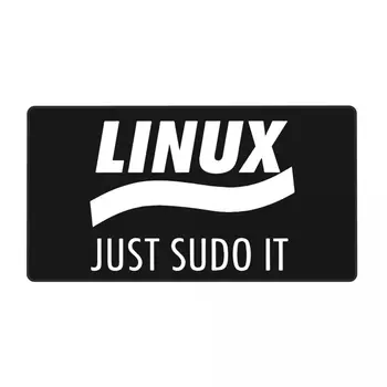 Linux Just Sudo It Geek PC Настольный коврик для мыши XXL Игровой Печатный компьютерный коврик для мыши