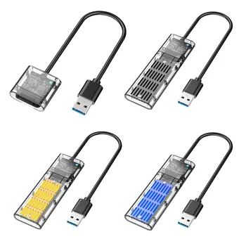 M2 SSD чехол SATA Шасси M.2 к USB 3.0 NGFF SATA B ключ Мобильный жесткий диск, корпус для жесткого диска, высокоскоростной корпус для жесткого диска 5 Гбит/с