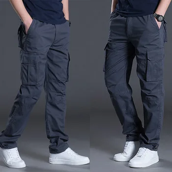 MRMT 2023 Брендовые осенне-зимние Новые мужские повседневные брюки, Модные Свободные прямые брюки, Брюки для мужских брюк