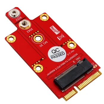 NGFF M.2 Ключ B для Mini PCIe Mini PCI-E Адаптер для 3G 4G 5G Модуль M2 для Mini Pcie Конвертер Riser для CDMA WLAN WWLAN WiMAX LTE