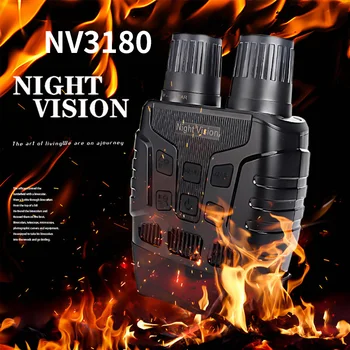 NV3180 Цифровая Охотничья Камера 720P Инфракрасный Видеомагнитофон Ночного Видения Бинокль 2,31 дюйма с 4-кратным Зумом Дневные и Ночные Очки