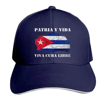 Patria Y Vida Viva Cuba Libre Джинсовая бейсболка, Шляпы Унисекс, Регулируемые Хлопковые Кепки для Дальнобойщиков, Мужская и Женская Шляпа, Кепки Унисекс