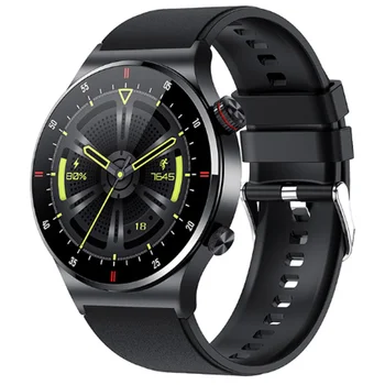 QW33 Смарт-часы Мужские Bluetooth Вызов NFC ЭКГ + PPG Монитор артериального давления Кнопка поворота Спортивные Фитнес-умные часы для Android IOS