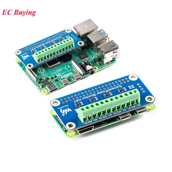 Raspberry Pi Current/Power Monitor HAT I2C/SMBus для Raspberry Pi 4-канальный модуль напряжения интерфейса АЦП I2C IIC SMBus