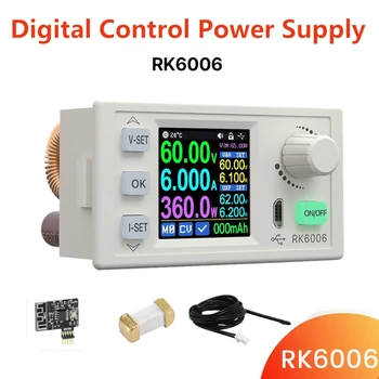RK6006-BT Цифровой Управляющий Источник Питания Понижающий Преобразователь 60V 6A 4-Значный COMM С Регулируемым Понижающим Напряжением постоянного тока в постоянный