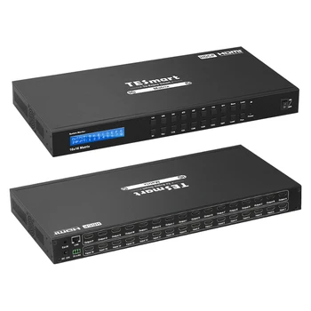 TESmart Low MOQ 16X16 Ultra HD Video Matrice 4k Поддержка 16 Портов EDID Управление IR Rremote RS232 HDMI Матрица Для инжиниринга