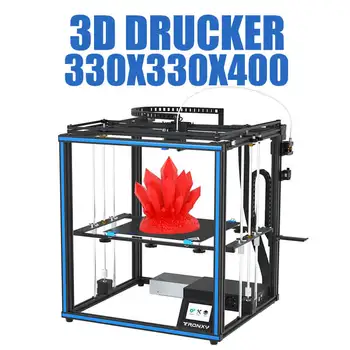 Tronxy X5SA-400 2E 3D Принтер 400*400 мм Размер печати на кровати 8G SD Карта с Ручными 3D Наборами DIY Машина Impressora 3D